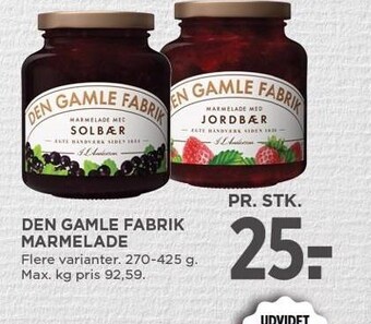 Den gamle fabrik marmelade