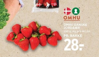MENY Omhu danske jordbær tilbud