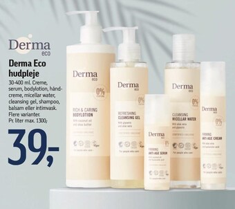 Føtex Derma eco hudpleje tilbud