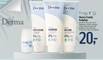 Føtex Derma family hudpleje tilbud