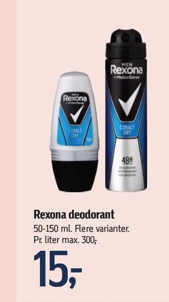 Føtex Rexona deodorant tilbud