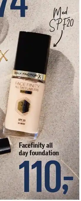 Føtex Facefinity all day foundation tilbud