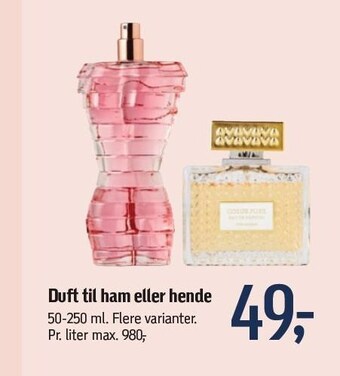 Føtex Duft til ham eller hende tilbud