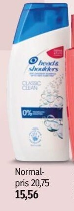 Føtex Head & shoulders shampoo tilbud