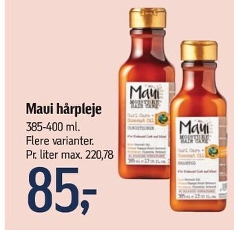 Føtex Maui hårpleje tilbud