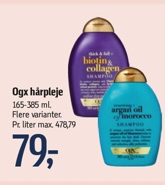 Føtex Ogx hårpleje tilbud