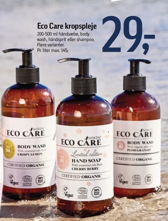 Eco care kropspleje