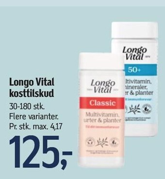 Longo vital kosttilskud