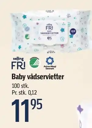 Føtex Salling fri baby bådservietter tilbud