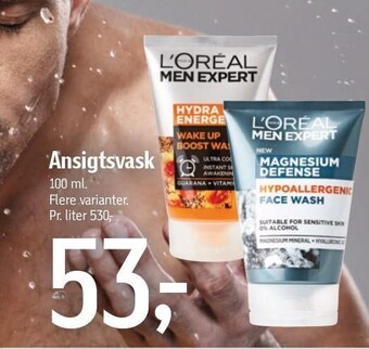 Ansigtsvask