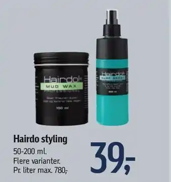 Hairdo styling