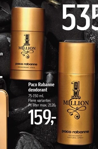 Føtex Paco rabanne deodorant tilbud