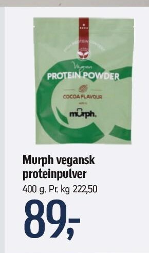 Føtex Murph vegansk proteinpulver tilbud