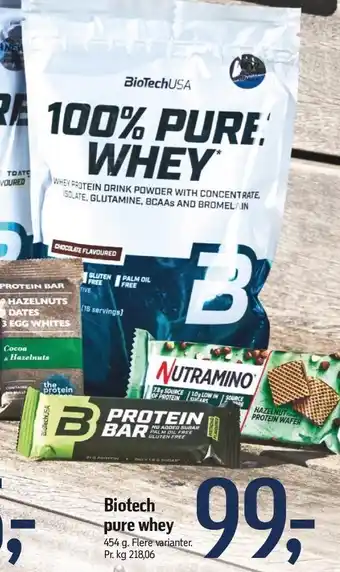 Føtex Biotech pure whey tilbud
