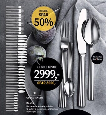 Kop & Kande Georg jensen bestik tilbud