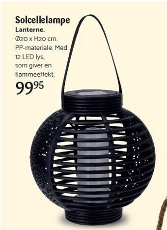 Kop & Kande Solcellelampe tilbud