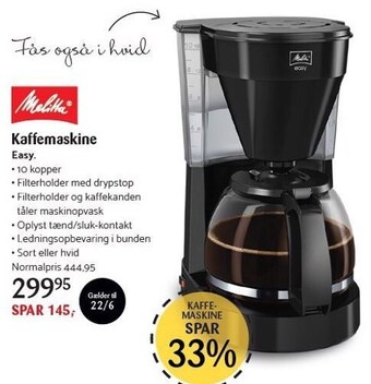 Melitta kaffemaskine