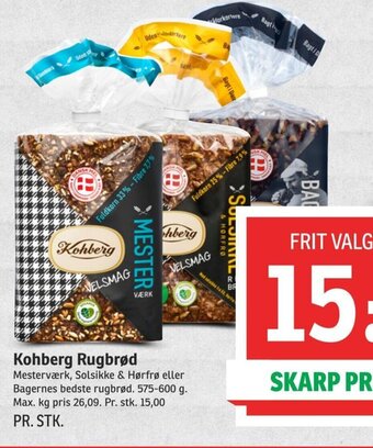 SPAR Kohberg Rugbrød tilbud