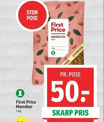 SPAR First Price Mandler 1 kg. tilbud