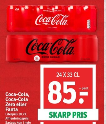 SPAR Coca-Cola, Coca-Cola Zero eller Fanta tilbud