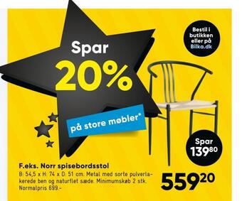 Norr spisebordsstol