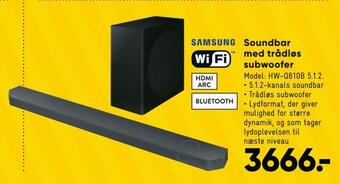 Bilka Soundbar med trådløs subwoofer tilbud