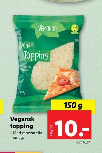 Vegansk topping