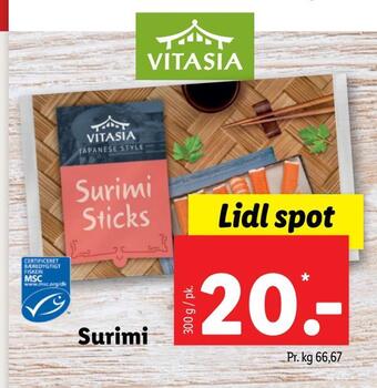 Lidl Surimi tilbud