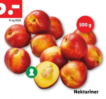 Lidl Nektariner tilbud