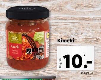Lidl Kimchi tilbud