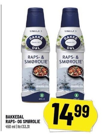 Løvbjerg BAKKEDAL RAPS- OG SMØROLIE tilbud