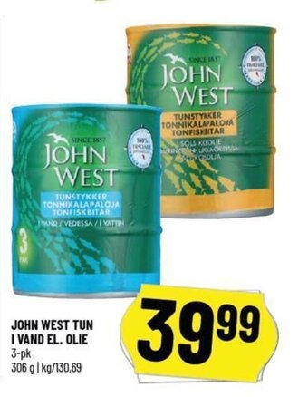 Løvbjerg JOHN WEST TUN I VAND EL. OLIE tilbud
