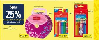 Spar 25% på faber castell