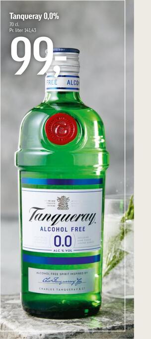 Føtex Tanqueray 0,0% tilbud