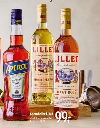 Føtex Aperol eller lillet tilbud