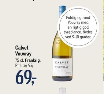 Føtex Calvet vouvray tilbud