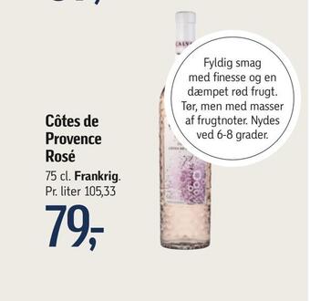 Côtes de provence rosé