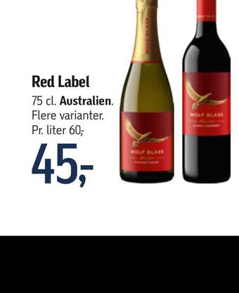 Føtex Red label tilbud