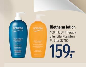 Biotherm lotion