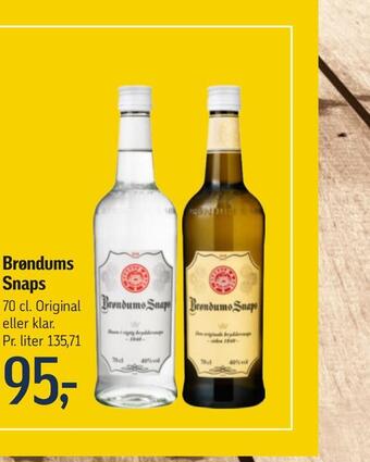 Føtex Brøndums snaps tilbud