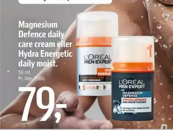 Magnesium defence daily care cream eller hydra energetic daily moist