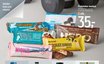 Føtex Proteinbar marked tilbud