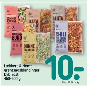 Lækkert & nemt grøntsagsblandinger