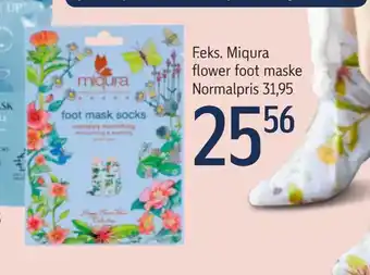Miqura flower foot maske