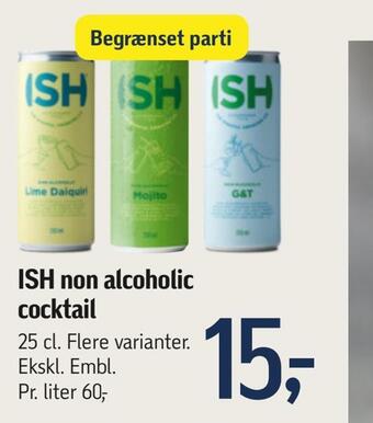 Ish non alcoholic cocktail