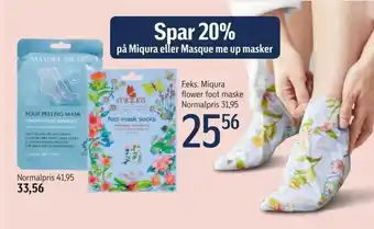 Føtex Spar 20% på miqura eller masque me up masker tilbud