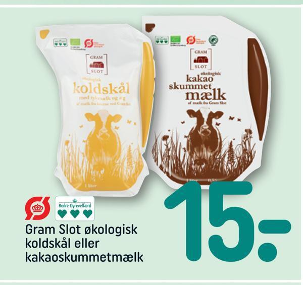 Rema 1000 Gram slot økologisk koldskål eller kakaoskummetmælk tilbud
