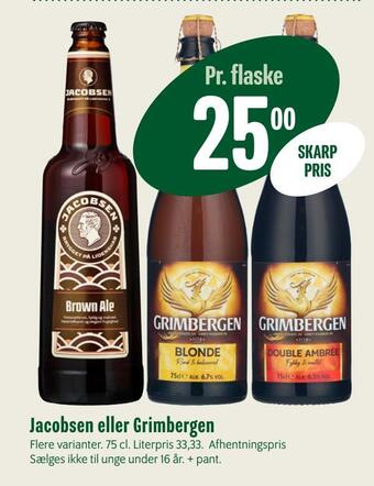 Min Købmand Jacobsen eller grimbergen tilbud