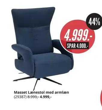 My Home Masset lænestol med armlæn tilbud