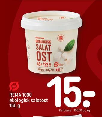 Rema 1000 økologisk salatost